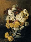 Hirst, Claude Raguet Chrysanthemums in a Canton Vase China oil painting reproduction